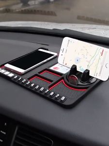 MixHome [Ready Stock] Soft Silicone Mobile Phone Holder Car Dashboard GPS Anti Slip Mat Desktop Stand Bracket Telephone On Desk 手机支架 防滑垫