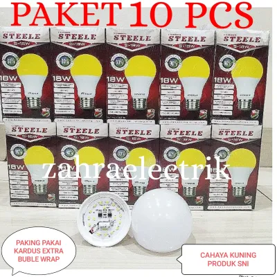 BOHLAM LED / LAMPU LED KAWACHI STEELE CAHAYA KUNING PAKET 10PCS