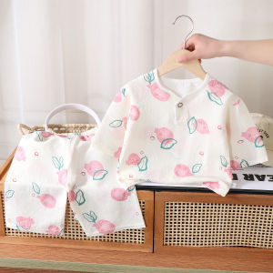 JIFANPAUL | Kids Summer Thin Ice Silk Pajama Set