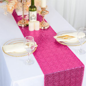 Sequin Table Runner 30*180cm Glitter Table Runner for Wedding Party Birthday Bnaquet Hotel Home Table Table
