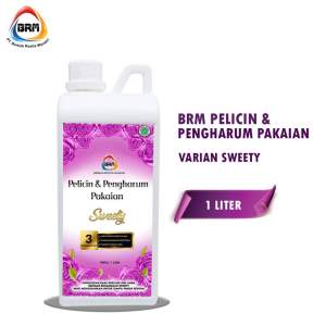 Pewangi BRM Mawar Laundry 1 Liter - Pelicin dan Pengharum Pakaian Parfum Laundry