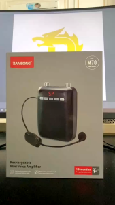 (Xả Kho Rẻ Nhất)Máy trợ giảng cho giáo viên Máy trợ giảng không dây Loa trợ giảng mic không dây - Máy trợ giảng Zansong M70 kèm mic cài đầu không dây nhỏ gọn pin bền công suất lớn 15W đáp ứng cho phòng học tới 100 người - Bảo Hành 12 THÁNG