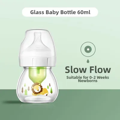 Dr Brown’s Natural Flow | Newborn Anti-colic Glass Baby Bottle Wide Mouth