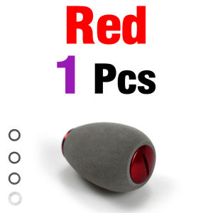 MNFT 1Pc Colorful EVA Knob Upgrade Kit | Precision Machined Aluminum Cap | Fits Most Baitcasting & Spinning Reels