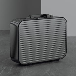 Lerluaco Aluminum Magnesium Alloy Handheld Briefcase Business Document Case Computer Case Password Money Box Tool Box