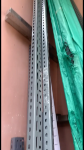 Grey slotted angle bar (1x2 angle) 2 mm thick heavy duty