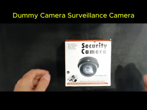 Fake Dummy Camera Indoor and Outdoor Surveillance Camera Simulated Security Flashing IR