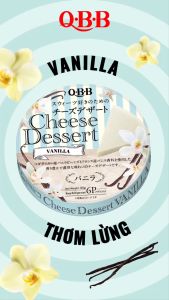 Phô mai ăn dặm cho bé QBB vị dâu hộp 6 miếng 90gr nội địa Nhật. Date 12/2025 - Sweet Baby House