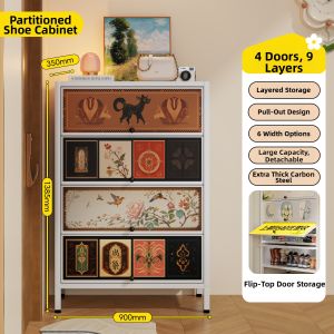 DIBIOU | Antidust Multi-level Entrance Shoe Cabinet
