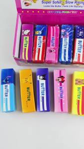 Bandai | Cartoon Butter Stick Squishy Toy Slow Rising Squeeze Toy Butter Bar Brick Squishy Fidget Toy Anti Stress Release Hand Relax Gift