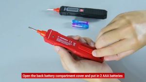 PROMO ANENG Obeng tespen listrik cek kabel putus digital multifungsi Minus AC Voltage - VD807