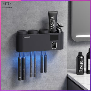 HKStorage Khử Trùng Bàn Chải Đánh Răng Chủ Thông Minh Bàn Chải Đánh Răng Tiệt Trùng Khử Trùng Punch-Miễn Phí Treo Tường Bàn Chải Đánh Răng Giá