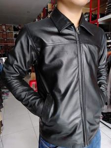 Jaket Kulit kambing selembut kulit domba Model Kemeja. (garansi 100% uang kembali jika jaket bukan kulit). (Jika tidak kebagian diskon DM aja ya gan)
