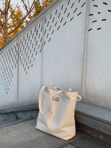 Canvas Summer Shoulder Bag for Women Large Capacity Art Student Crossbody Simple Handbag Korean Casual Canvas Tote Bag