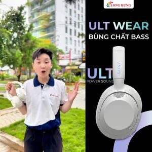 Tai nghe chụp tai Bluetooth Sony WH-ULT900N - Hàng chính hãng - Âm thanh DSEE tái tạo cho âm thanh chất lượng cao Chống ồn kỹ thuật số ULT Wear giúp loại bỏ tiếng ồn xung quanh Công nghệ ULT Power Sound giúp tăng cường dãy bass