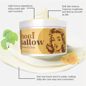 Beef Tallow honey and olive moisturizer original Calms & Soothes The Skin Moisturize Body Lotion