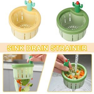 2/1 cái bồn rửa nhà bếp Lọc cống với xử lý sáng tạo xương rồng Lưới Chắn Rác thực phẩm xỉ lọc bồn rửa chất thải Collector dụng cụ nhà bếp