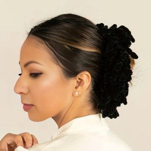 Jifang Women Elastic Wig Hairpiece Scrunchie Jumbo Promo Big Hair Tie Bun Clip Hairties Scrunchy Hijab Accessory WJ596