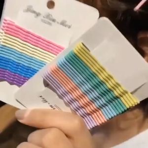 Set 20 kẹp tăm lượn sóng kẹp tóc nữ màu pastel dễ thương PK164