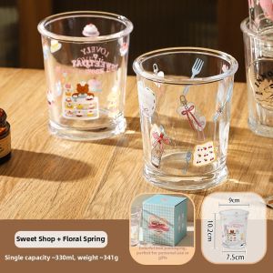 Aesthetic Home Glass Cup