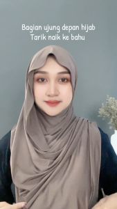 Kerudung Pashmina Kaos Jersey Premium Flowly Turkey Shawl