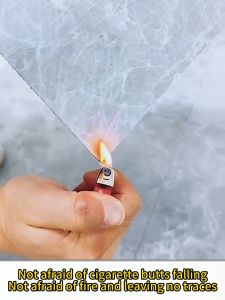 3mm Vinyl Floor Stickers 60 * 60cm Waterproof Floor Stickers Flooring Peel For Home and Office Floor Decoration Vinyl flooring with adhesive Anti-Fouling Vinyl Flooring Room Marble Sticker floor stickers vinyl tiles Vinyl Tiles For Bathroom Floor