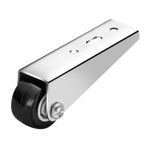 Makery【Ready in Stock】 1Pc Metal Pulley Door Casters Multifunctional Door Support Bottom Wheel Table Leg Roller Hardware