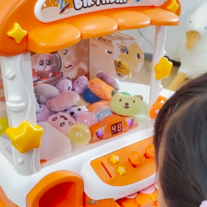 40 PCS Claw Machine For Kids For Party Birthday With Lights Sound Muppet Surprise Twisted Egg