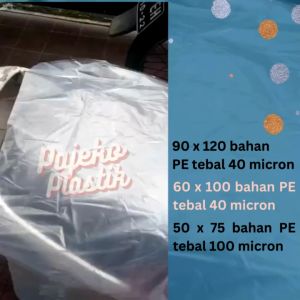 Pajeko plastik Plastik pembungkus bahan PE non recycle / 90x120 cm / 50x75 cm / 60x100 cm Premium murah