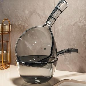 Water Dipper Clear Tabo Aesthetic Transparent Scooper Bathroom Toilet Dip Buckets Water Scoop