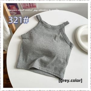 Summer Yellow Dopaamine Vest Womens Sports Bralette Tank Top Cover Side Breast Pad Outdoor Wear Shoulder Strap One-Piece