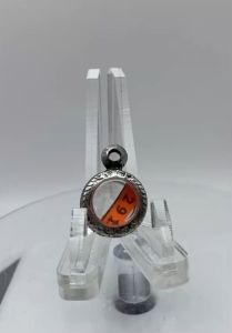 กรอบพระสแตนเลสลาย กลม กลมเล็ก จิ๋ว เหรียญ กลม ว่าน ขนาดวงใน 1