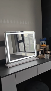 Rotatable - Smart Touch - Three-Color Adjustable Lighting - Salon-Grade LED Makeup Vanity Mirror