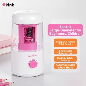 TEN-WIN | Automatic Pencil Sharpener for Large and Special Lead Pencils Children School Use