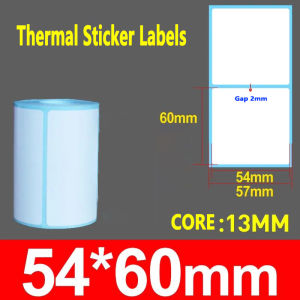 Soonpos 57mm Width Thermal sticker Labels For Handheld Android POS Terminal Label printer