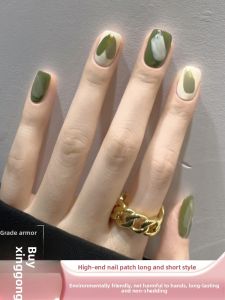 MONLEYTA | Wearable Nail Art Stickers Summer 2025 New Style Short And Medium Length Finished Products High Sensation Internet Famous