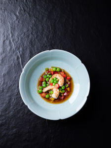 Chinese Style High Footed Bowl Imitating Song Dynasty Shadow Qing Porcelain Jingdezhen Ceramic for Restaurant Small Dish Tea Snack