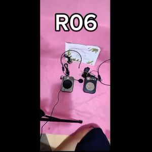 R06 ORIGINAL SPEAKER MIC MINI SPEKER USB TIPE TYPE C SPK MIK MIX CAS KARAOKE WAIST