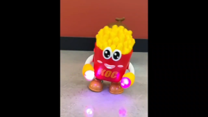 Kid French Fries Robot Dancing Toy with Light and Music Dancing Robot Educational Toys Mainan Baby