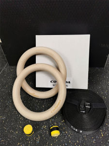 CrossFit Training Adult Gymnastics Fitness Hand Ring For Home Indoor Kids Stretching Training Horizontal Bar Handle Pull Ring