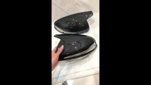 For Mercedes B C E S CLS GLA GLB GLC W205 W247 H247 X247 X253 C253 W222 C217 W213 C257 Carbon Fiber Look Door Mirror Cap Covers