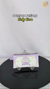 Dompet Panjang Baby Born Shower Dompet Souvenir Kelahiran Aqiqah Sebulan Bayi Day Out One Month Celebration Man Yue
