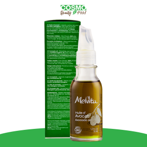 Melvita Organic Repairing Avocado Oil 50 ml an Ideal Solution for the Contour of the Eye the Care of the Neck and the Stretch Marks .