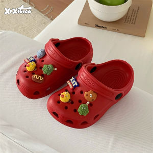 XIXITIAO | Dép Crocs Trẻ Em Hình Quái Vật Thời Trang