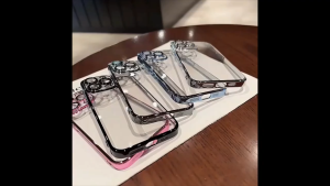 PROMO CUCI GUDANG SOFTCASE CHROME METALIC IPHONE SOFTCASE CLEAR CASING HP LENS PROTECTOR