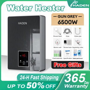 HADEN Water Heater Electric Shower Heater Speed Electric Water Heater 6500w 220v Instant 3 Seconds Hot Water Heater With Self-Modulating Water Heater Shower Heater Shower For Bathroom Water Heater For Shower