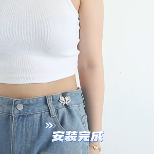 1 บาท⭐️⭐️⭐ Heabety🎀 ตะขอปรับเอวกางเกง ปรับระดับเอวช่วยให้กางเกงกระชับ แบบหมุด ตะขอหลายแบบ แบบหมุด