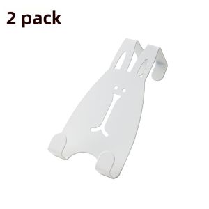 Office Door Back Clothes Hanger Hook No Drilling Required Storage Rack Wardrobe Hanging Hook behind Door Carbon Steel Painted Hooks