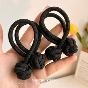 WENZHU | Chinese Knot Elastic Hair Tie for High Ponytail