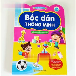 sách - bóc dán thông minh song ngữ việt anh dành cho trẻ từ 2-6 tuổi (bộ 6 cuốn)